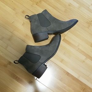 Charcoal Chelsea Boots